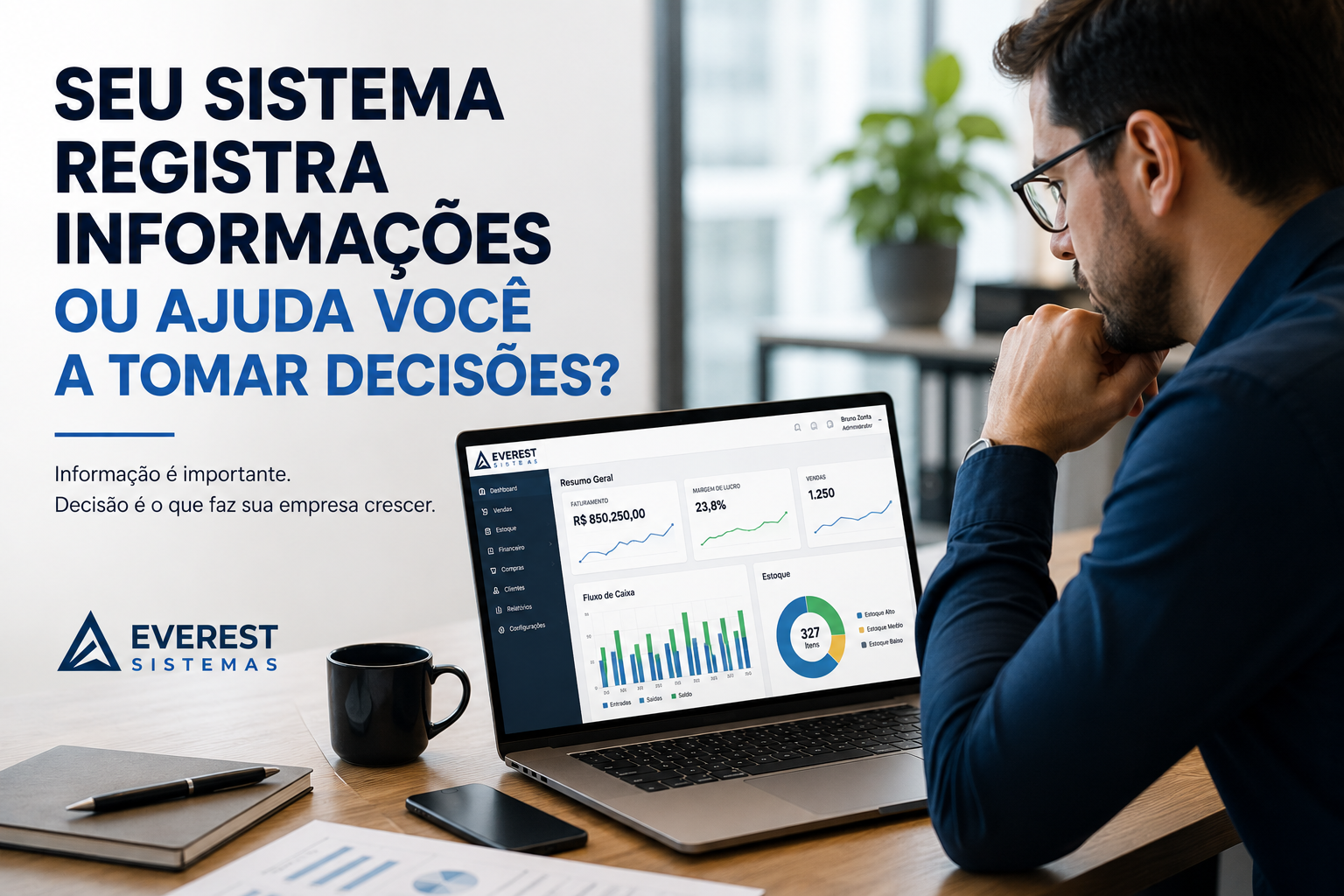 Seu sistema registra informações